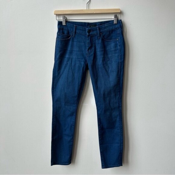 MOTHER THE LOOKER CROP BIRGHT EYES SKINNY JEANS SIZE 25 - Picture 2 of 7